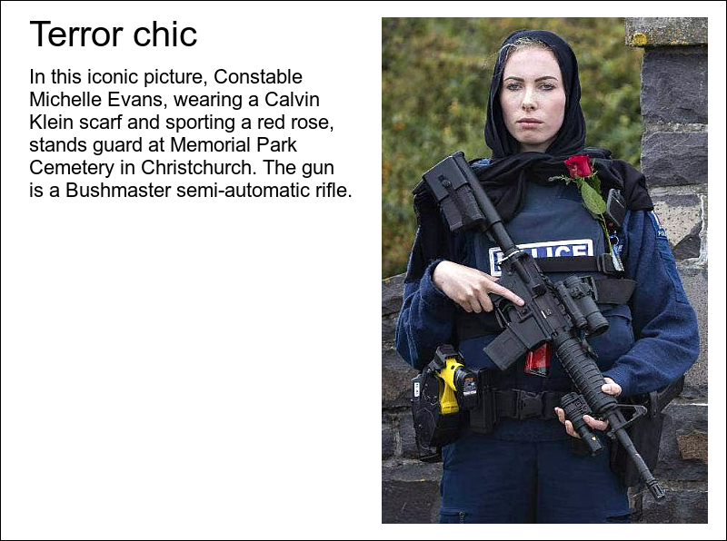 Michelle Evans: Terror chic